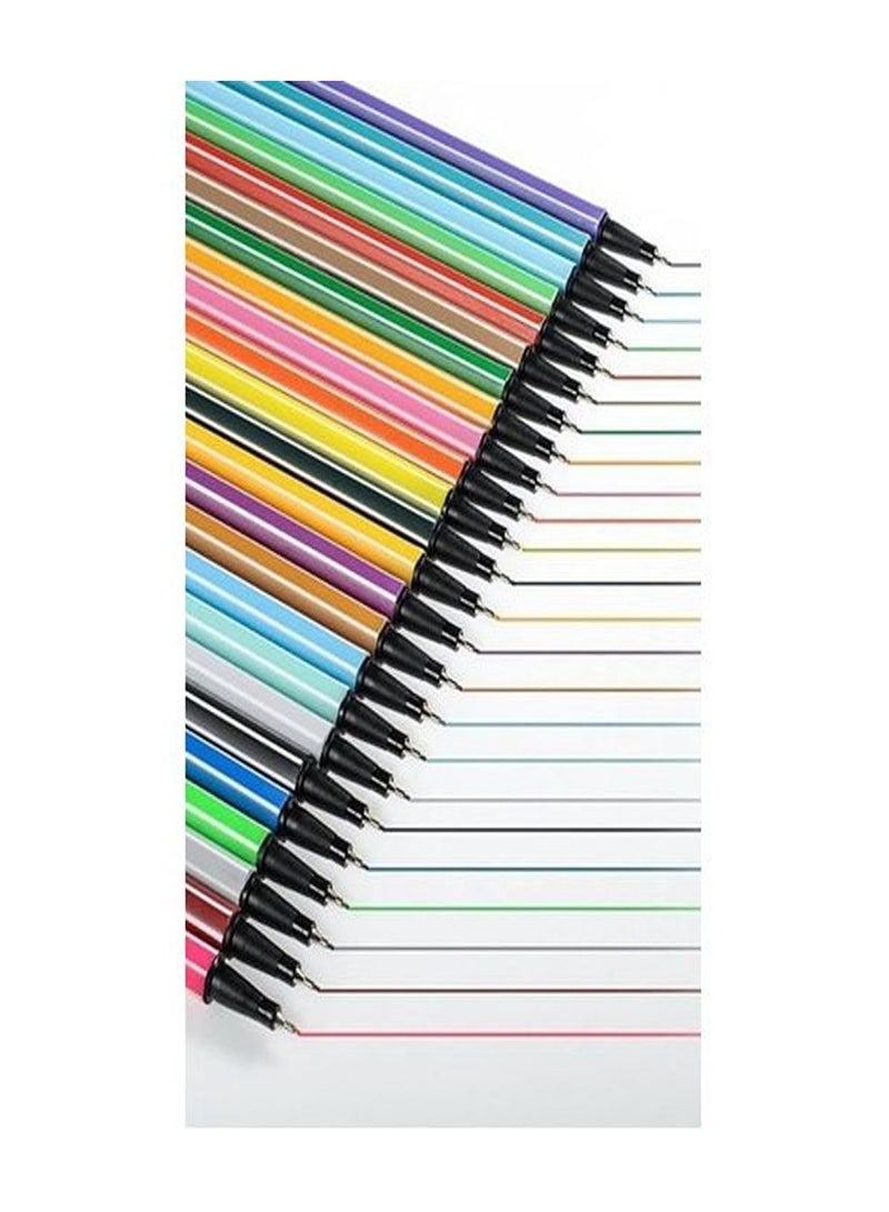 24 Colors Fine liner Pens 0.4mm Fine Tip Drawing Color Pens - Image 3