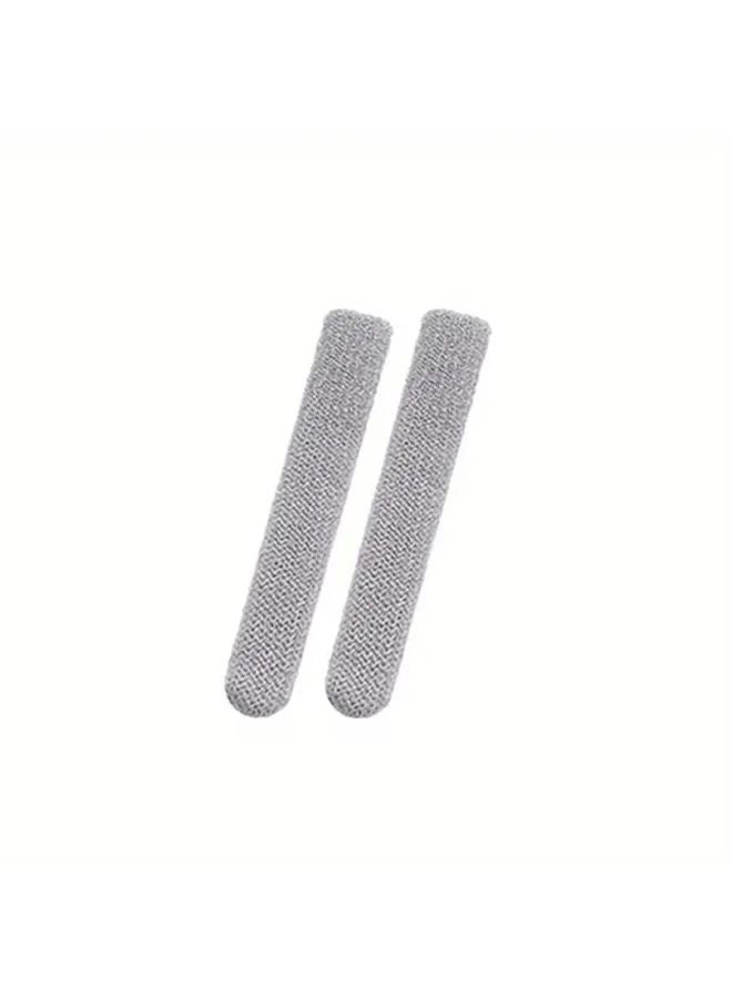 Grey Non Slip Soft Elastic Glasses Arm Pads And Ear Clips For Eyewear - Image 1