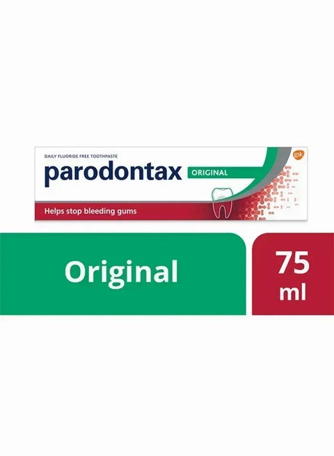 Original Daily Fluoride Free Toothpaste For Bleeding Gums, 75ml
