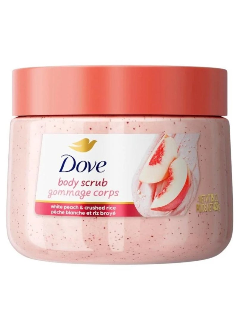 Dove Body Scrub Gommage Corps White Peach & Crushed Rice