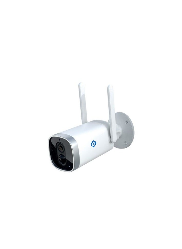 Powerology Powerology Outdoor Camera with Solar Panel – White  - Image 1