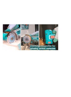 TOTAL Total Lithium-ion Mini Cut-off Tool 20V (TAGLI76012) – Cordless Electric Cut-off Tool for Metal Cutting, Grinding & Grinding with 76mm Discs, Includes 2.0Ah Battery, Charger & Carrying Case  - Image 2