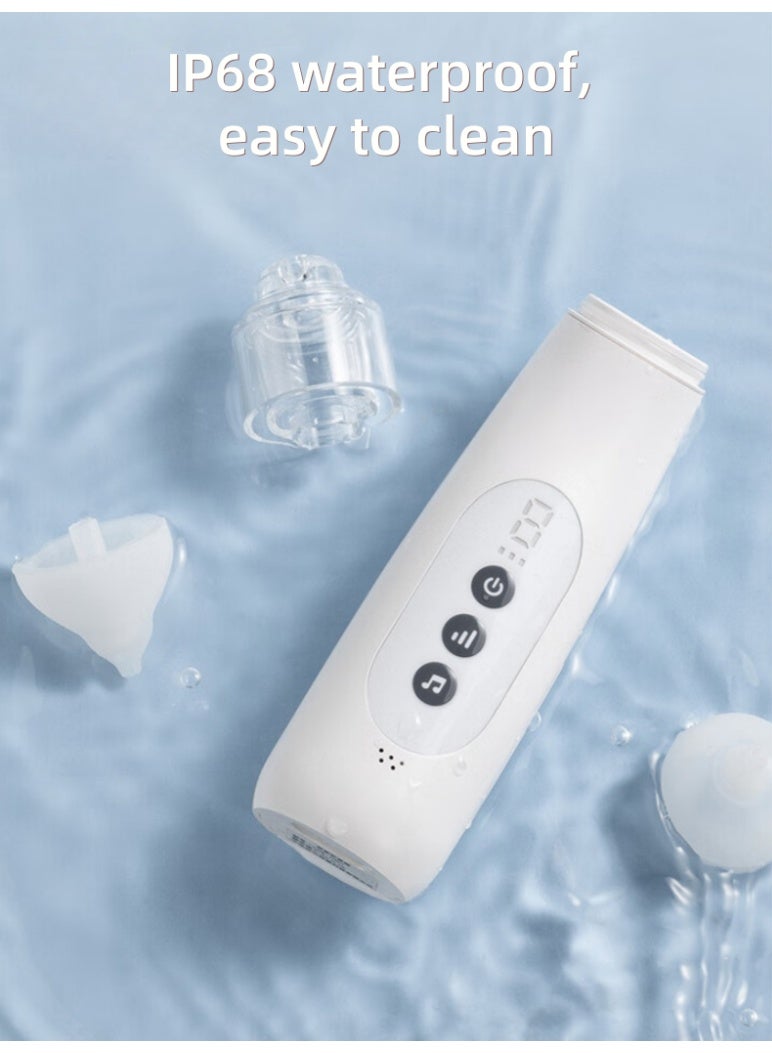 Dasen 🍼 Electric Baby Nasal Aspirator, Rechargeable Baby Nose Cleaner u0026 Suction Machine with 5 Suction Levels and Soft Silicone Tips for Infants 👶 - Image 5