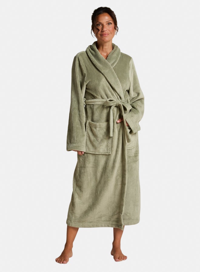 hunkemoller Fleece Bathrobe - Image 1