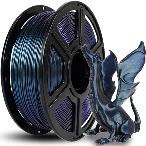 FLASHFORGE 3D Printer Filament Chameleon PLA Color Shift Filament 1.75mm, Changes Color with Light and Angles, 1KG Spool (2.2lbs), Dimensional Accuracy +/- 0.02mm for FDM 3D Printers (Burnt Titanium) - Image 1