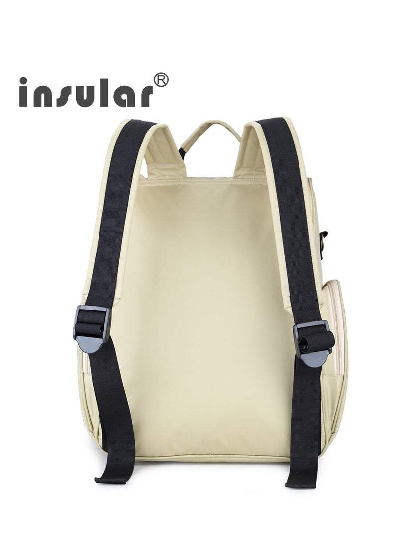 insular Waterproof Nylon Multifunctional Mommy Bag Large-Capacity Shoulder Maternal And Baby Bag Waiting For Birth Bag Mommy Bag Cross-Border - Image 3
