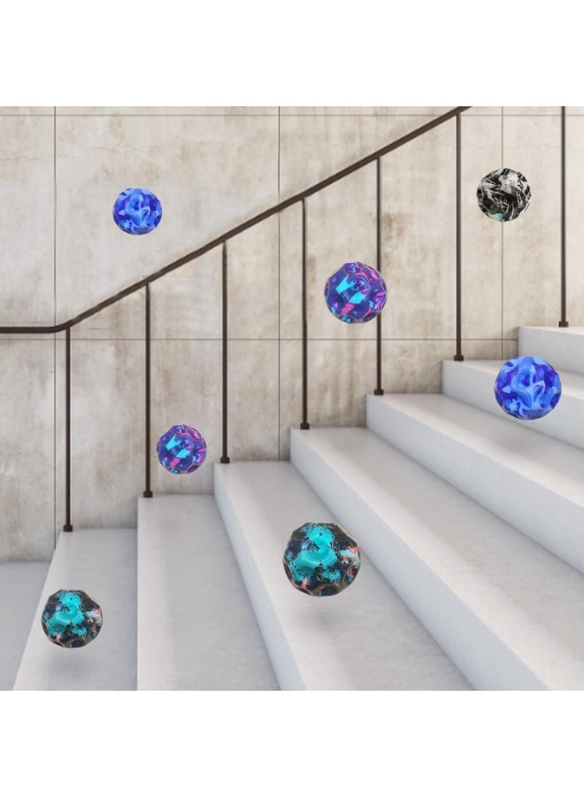 MAGIC VAULT عبوة من 6 كرات مطاطية قفز أسترو جوم غالاكسي | كرات قمر فضائية عالية القفز | لعبة خفيفة لتخفيف التوتر للأطفال والبالغين - Image 5