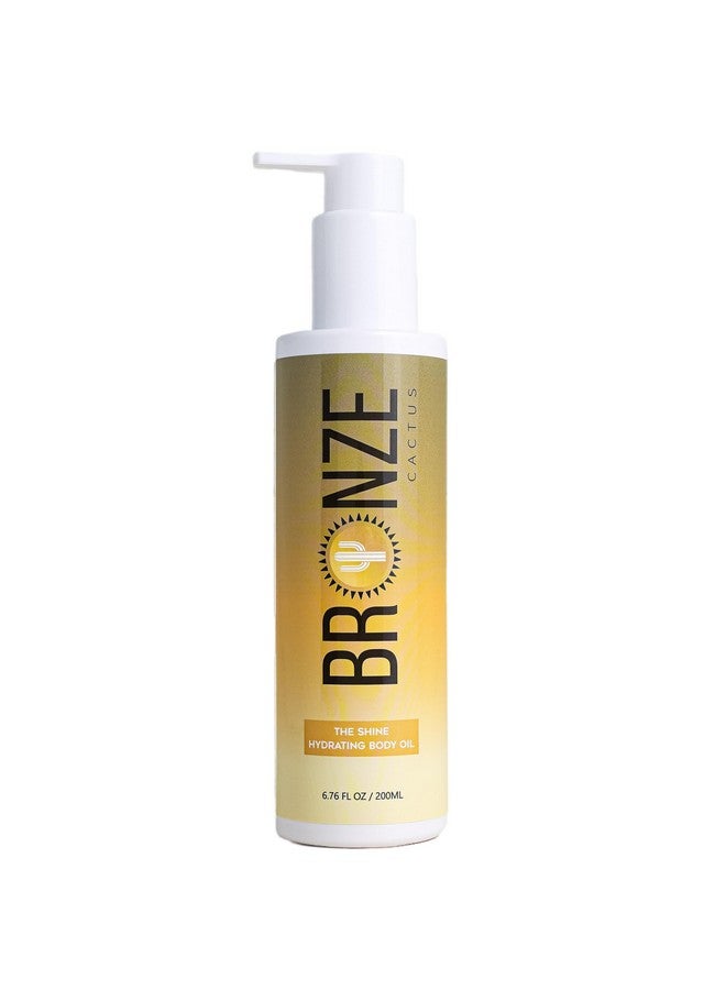 Bronze Cactus Shine Body Oil, Daily Hydration Body Oil and for All Skin Types, Paraben/Cruelty-Free, 6.76fl.oz - Image 1