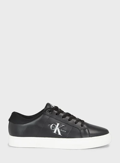 Calvin Klein Jeans Classic Cupsole Low Lace-Up Leather Trainers