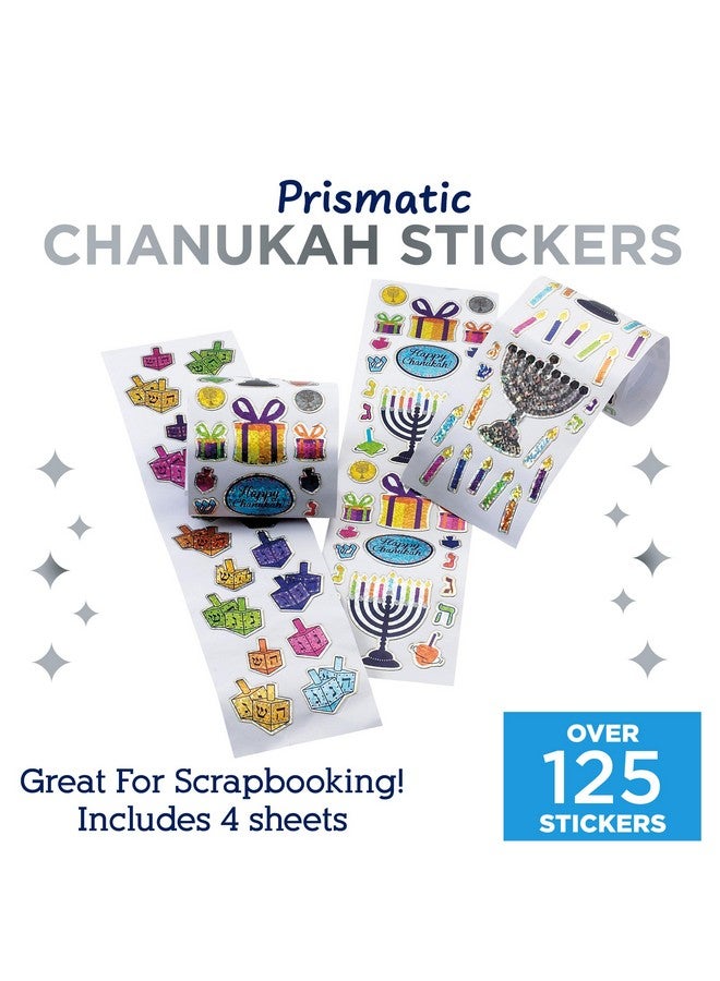 Rite Lite Chanukah Box Of Chanukah Stickers! - Over 125 Stickers For Hours Of Hanukkah Fun! Hanukkah Stickers, Hanukkah Gifts, Hanukkah Decorations - Image 1