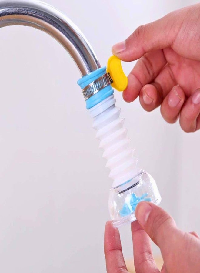 DRUMSTONE ( Buy 1 GET 1 ) Plastic Kitchen Tap Extension | Flexible Sink Faucet Nozzle | 360° Rotatable Water Tap Filter | Adjustable Shower Head for Kitchen & Bathroom - Image 3
