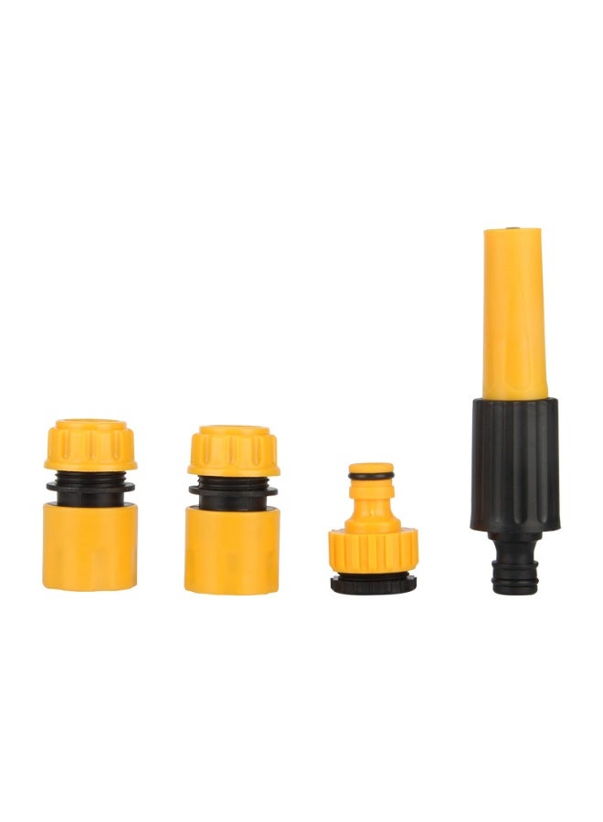 WEHAND Plastic Garden Hose Fitting Set – Quick Connect Water Hose Adapter with Sprayer & Connectors (3/4", 1/2") - Image 1
