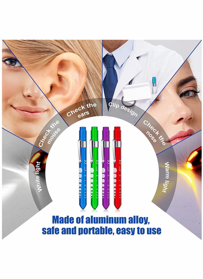 Generic Mini LED Flashlight Small Handy Reusable LED Torch Pen Flashlight with Stainless Steel Clip for Medical Checking Home and Outdoor Activities Pen Torch Light for Nurse Students Doctors (6 Pcs)  - Image 4