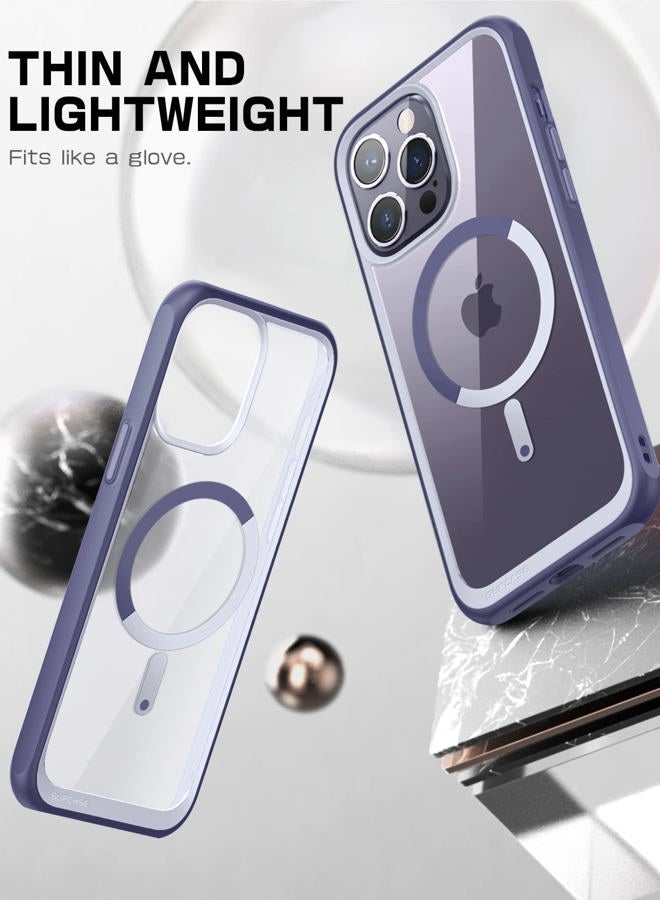 SupCase [Unicorn Beetle Style Series] Case Designed For iPhone 14 Pro Max, 6.7" (2022 Release), Premium Hybrid Protective Clear Case Compatible With MagSafe - Mauve - Image 3