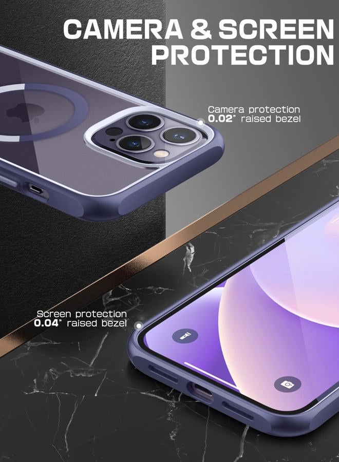 SupCase [Unicorn Beetle Style Series] Case Designed For iPhone 14 Pro Max, 6.7" (2022 Release), Premium Hybrid Protective Clear Case Compatible With MagSafe - Mauve - Image 5
