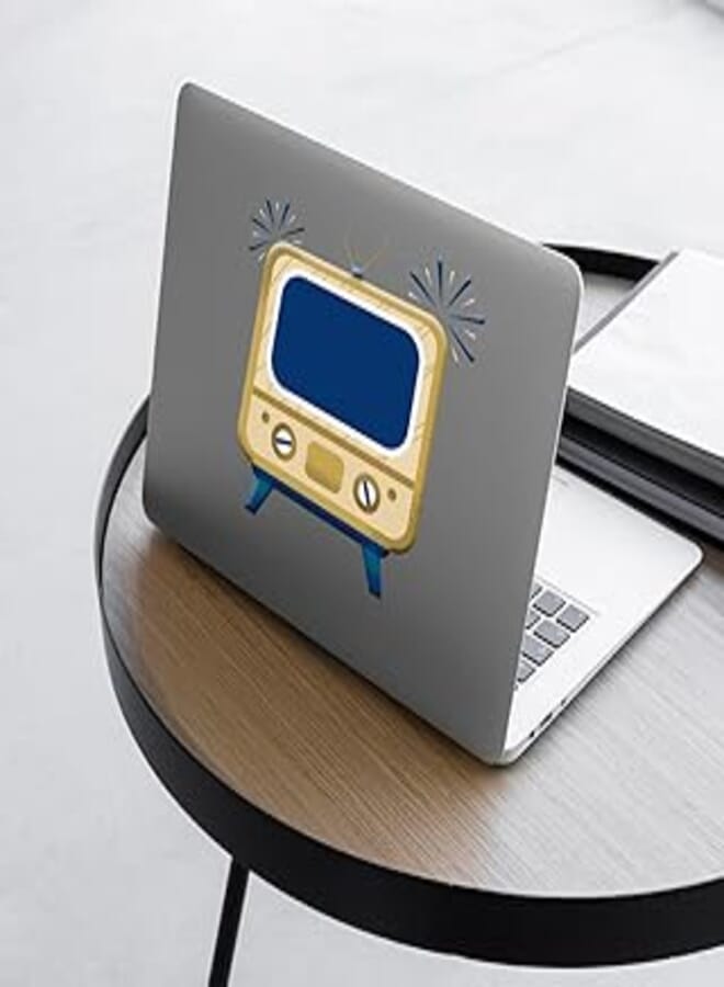 Generic Laptop skin size 15×15 on the outside and 8×7 on the inside, removable Laptop skin, Sticker multi-colored, transparent vinyl plastic sticker - 6221243348894