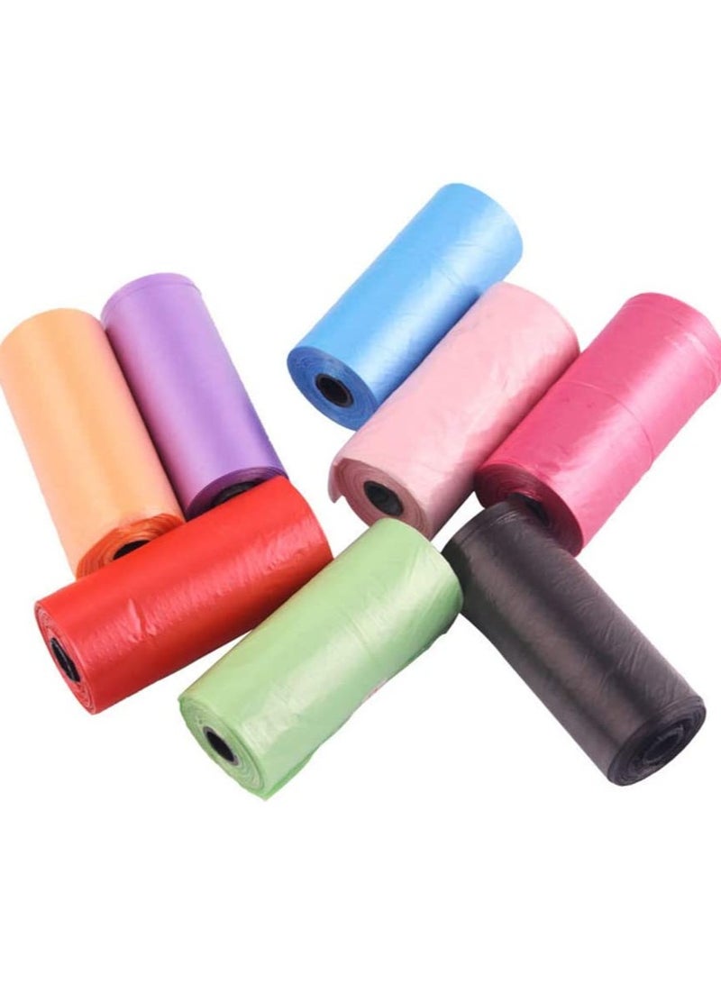Altheqa 5 Rolls Random Colors Disposable Diaper Refill Bags With Free 1 Capsule Diaper Bag Dispenser Unscented - Image 3