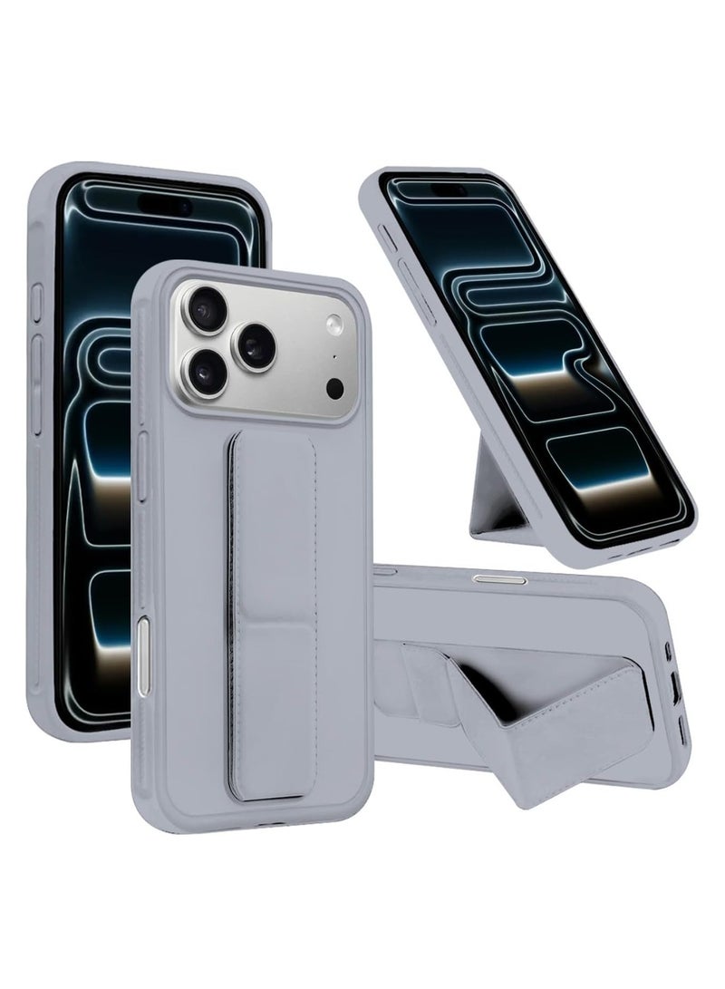 حومة جراب iPhone 17 Pro Max مع حامل للإصبع وغطاء هاتف متعدد الوظائف ومضاد للصدمات وغطاء حامل هاتف اثنين في واحد لهاتف iPhone 17 Pro Max مقاس 6.9 بوصة - Image 1
