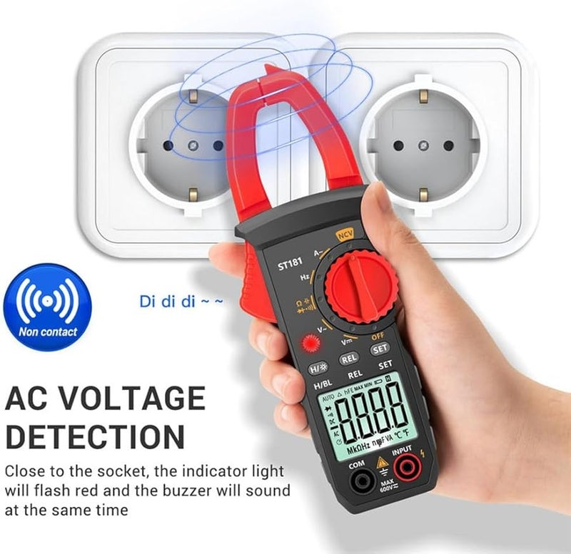 Digital Clamp Meter 400A AC Current Tester With Backlight And Data Hold - Image 3