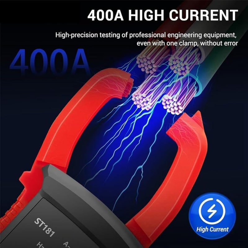 Digital Clamp Meter 400A AC Current Tester With Backlight And Data Hold - Image 4