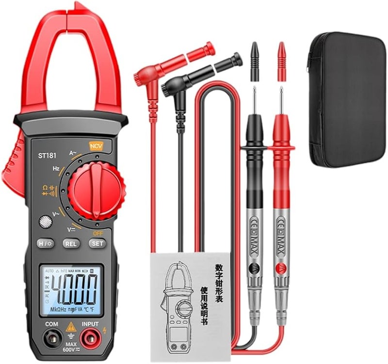 Digital Clamp Meter 400A AC Current Tester With Backlight And Data Hold - Image 2