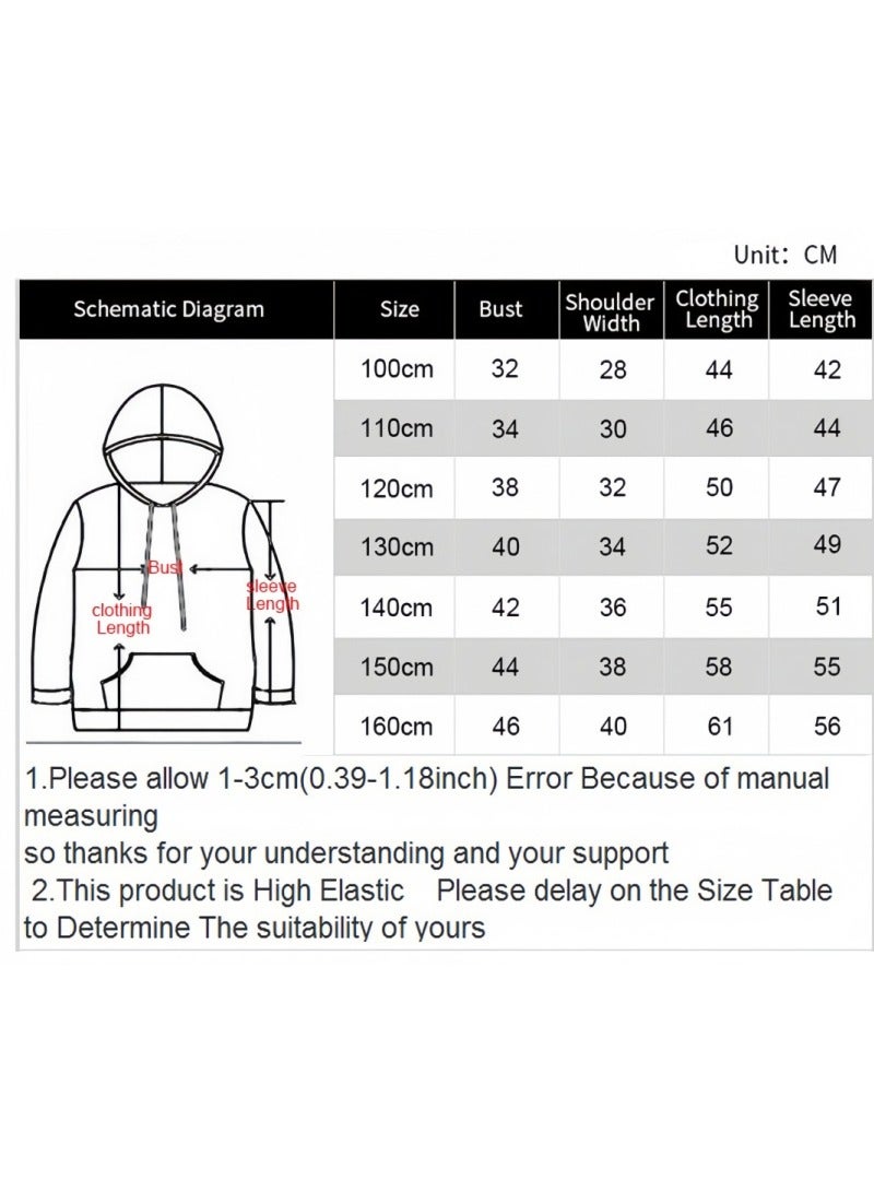 KUYING New One Piece Printed Loose Hooded Sweatshirt  - Image 2