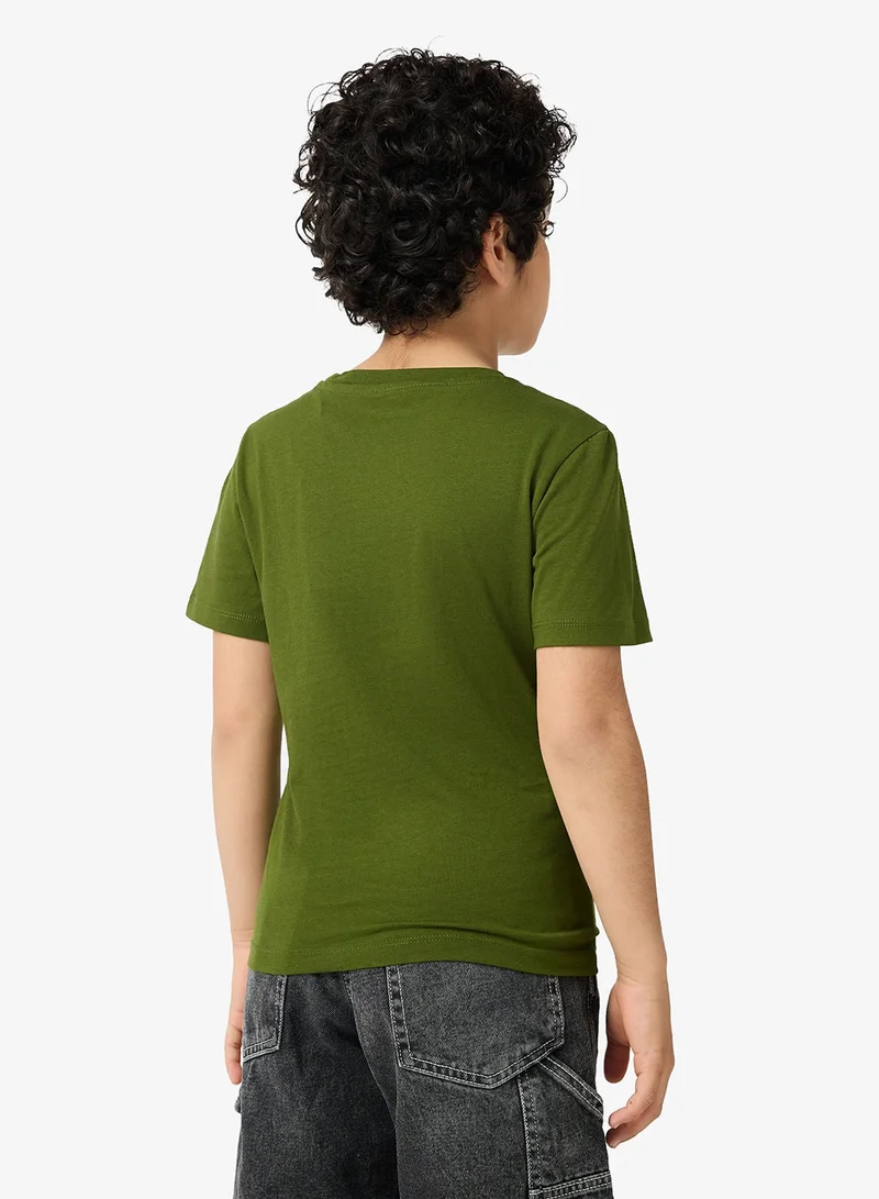 Calvin Klein Jeans Youth logo Crew Neck T-Shirt