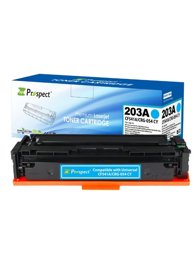 Prospect Toner Cartridge 203A CF541A Cyan Laser Compatible with HP 203A CF540A for Printers HP Color LaserJet Pro M254dw 254nw Pro MFP M280nw M281fdw M281fdn ( Cyan ) - Image 2