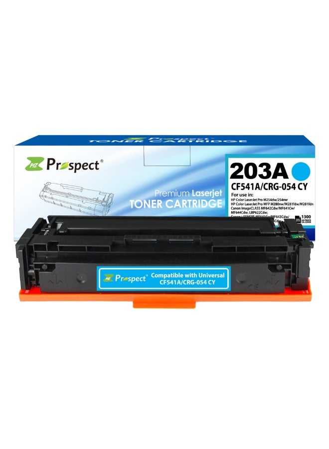 Prospect Toner Cartridge 203A CF541A Cyan Laser Compatible with HP 203A CF540A for Printers HP Color LaserJet Pro M254dw 254nw Pro MFP M280nw M281fdw M281fdn ( Cyan ) - Image 4