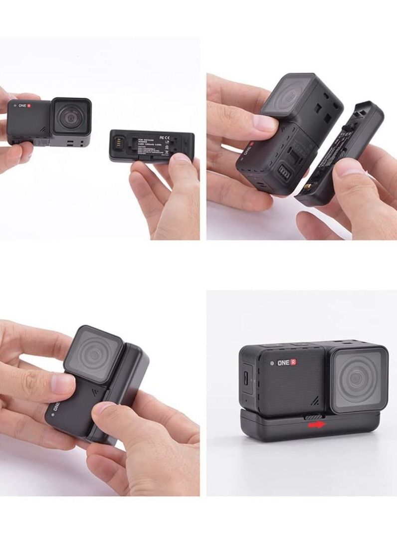 1190mah replacement rechargerable battery charger for insta 360 ONE R  - Image 5