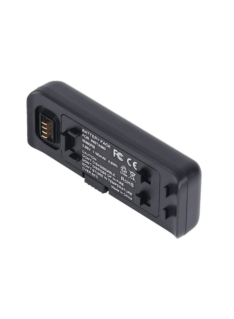 1190mah replacement rechargerable battery charger for insta 360 ONE R  - Image 3