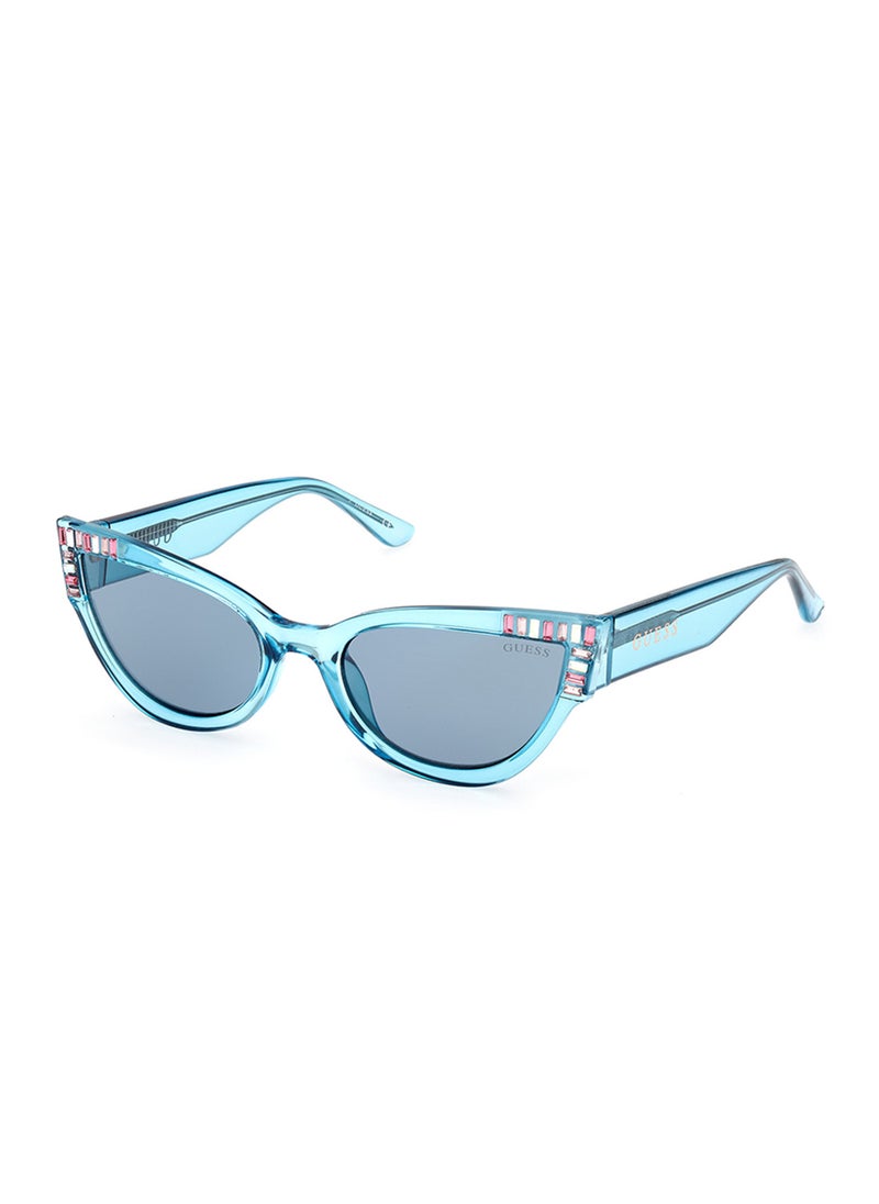 GUESS - Women's UV Protection Cat Eye Shape Sunglasses - GU790189V54 - Lens Size: 54 Mm - Image 1