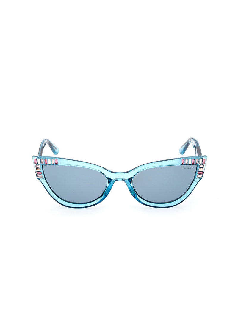 GUESS - Women's UV Protection Cat Eye Shape Sunglasses - GU790189V54 - Lens Size: 54 Mm - Image 1