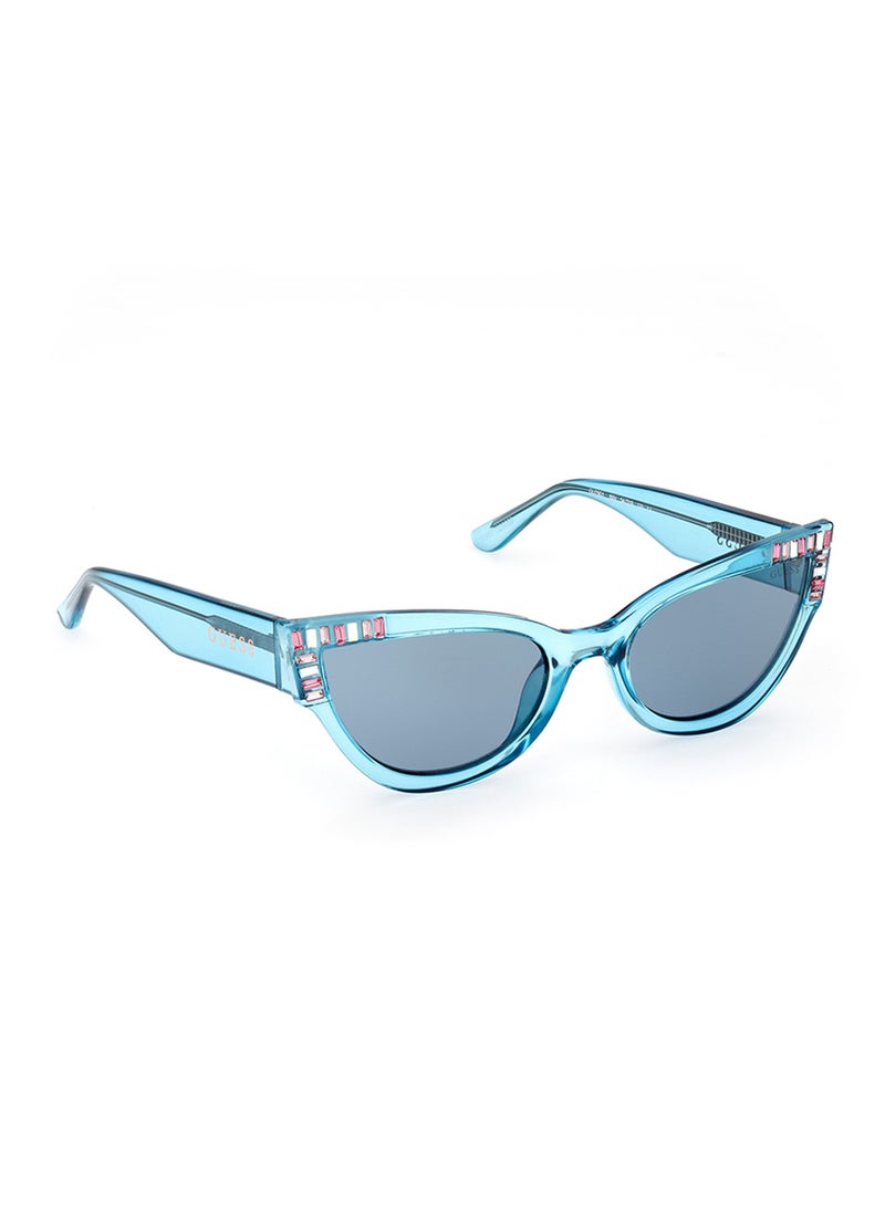 GUESS - Women's UV Protection Cat Eye Shape Sunglasses - GU790189V54 - Lens Size: 54 Mm - Image 1