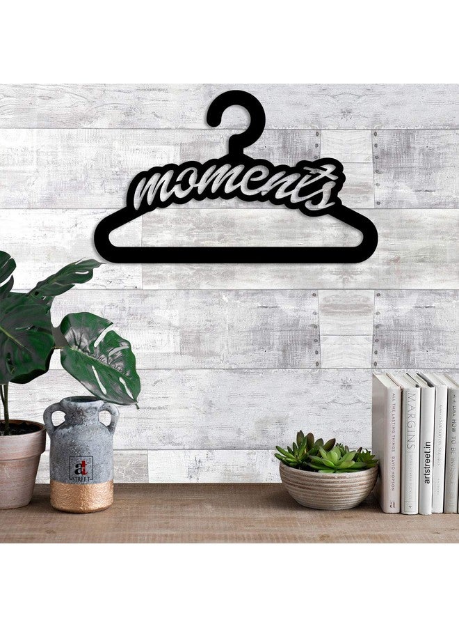Art Street Moments MDF Plaque Painted Cutout Ready to Hang For Living Room & Bedroom, Decorative Home Décor Wall Hanging - Set of 1 - Image 1