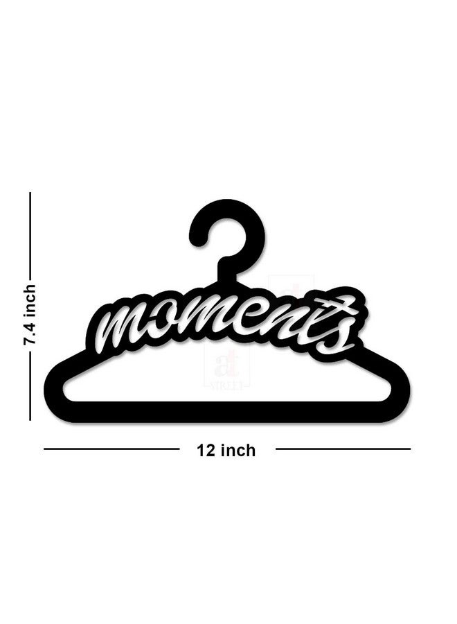 Art Street Moments MDF Plaque Painted Cutout Ready to Hang For Living Room & Bedroom, Decorative Home Décor Wall Hanging - Set of 1 - Image 4