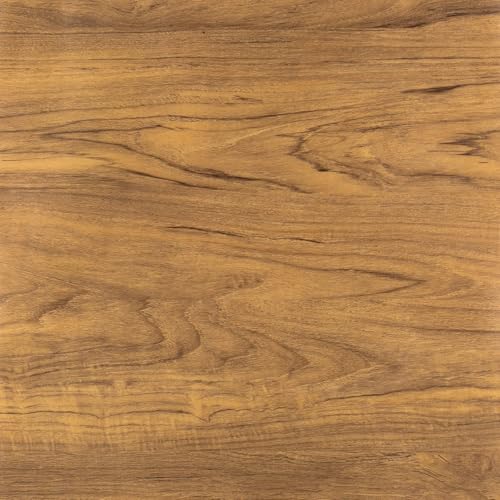 Ekmxmax 24''x 200' Brown Wood Grain Peel and Stick Wallpaper, Real Wood Texture Contact Paper Waterproof [Thicken, No Bubbles] Self-Adhesive Removable Decorative Kitchen, Shelf, Countertops - Image 1