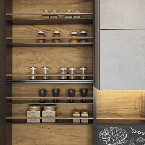 Ekmxmax 24''x 200' Brown Wood Grain Peel and Stick Wallpaper, Real Wood Texture Contact Paper Waterproof [Thicken, No Bubbles] Self-Adhesive Removable Decorative Kitchen, Shelf, Countertops - Image 2