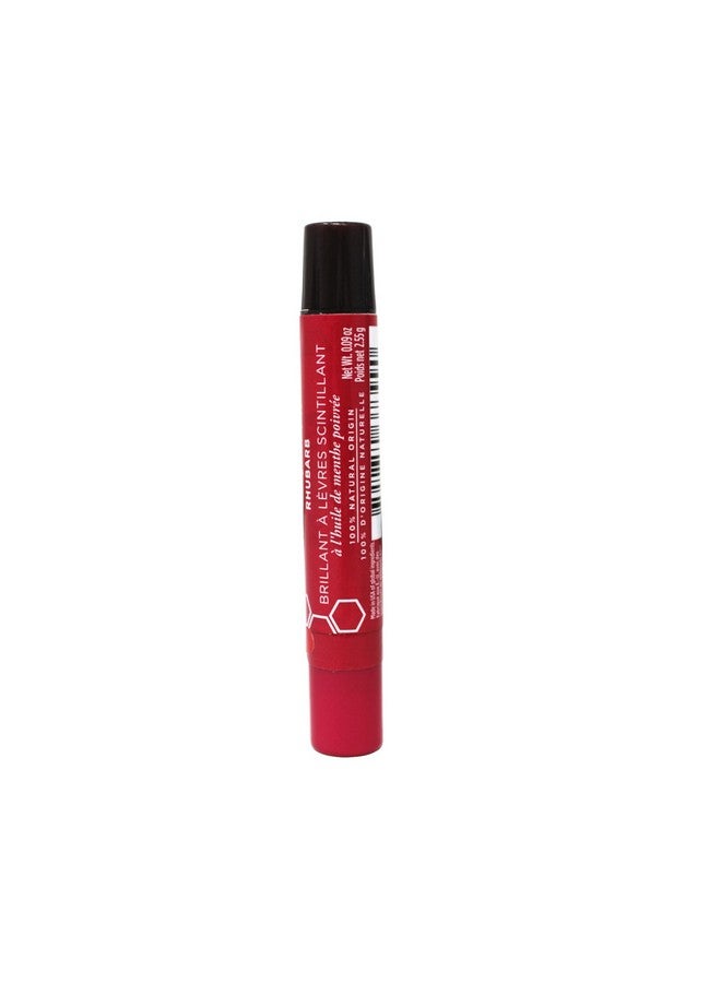 Burt's Bees Lip Shimmer, Rhubarb 0.09 oz (Pack of 3) - Image 4