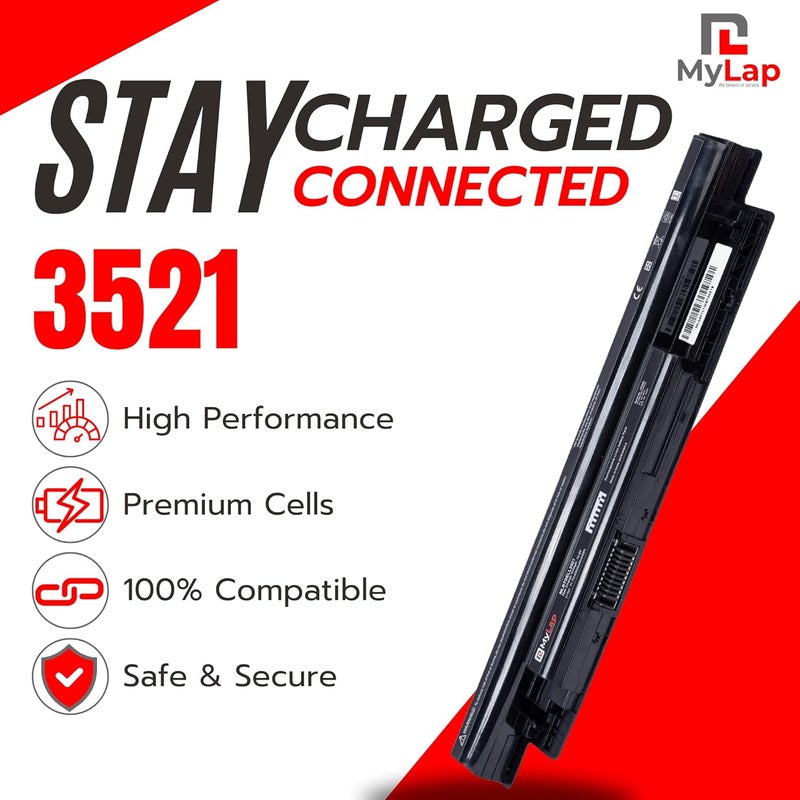 Mylab Laptop Battery Compatible for Dell MR90Y Inspiron Latitude Vostro 14 14r 15 15r 17 17r 3000 5000 3521 3537 5521 5537 5421 3437 3421 3721 5737 N3421 N5421 N3721 N3737 N5737 N3521 Series MR90Y - Image 3