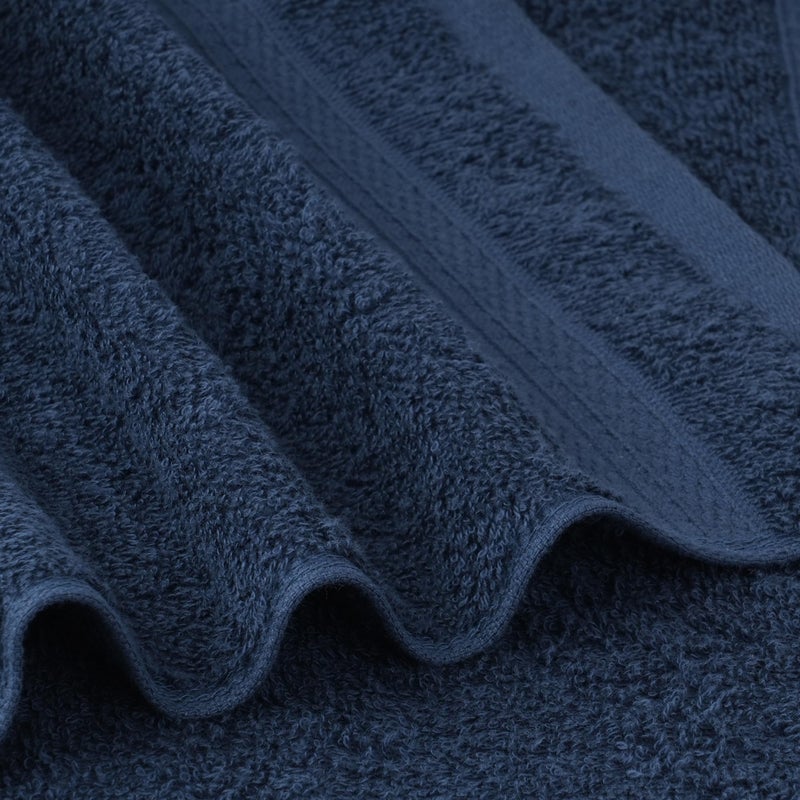 Welspun 100% Cotton Easy Care Hand Towel ste of 2 | Quick Dry Ultra Soft Towels for Gym|Hotel|Travelling | 380 GSM Hand Towel for Men and Women | Sized 40cm X 60 cm| Blue - Image 5