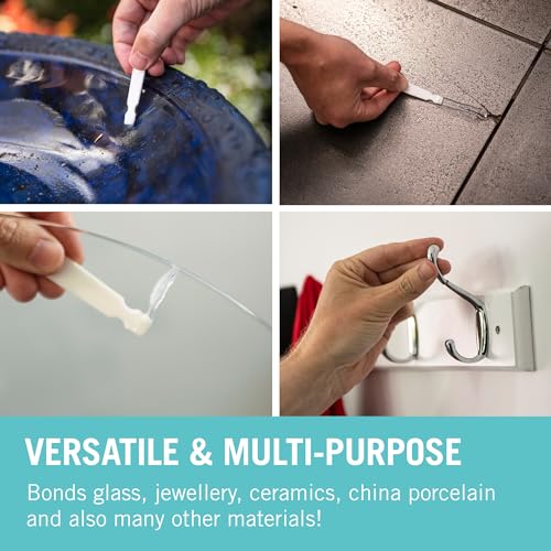 Araldite Clear Epoxy Adhesive 5 Minute Fast Setting 2-Part Epoxy Glue. Solvent-Free Professional Grade Strength for Invisible Joins. Clear Resin for Glass and Jewellery. Crystal Clear, 2 x 15ml - Image 4