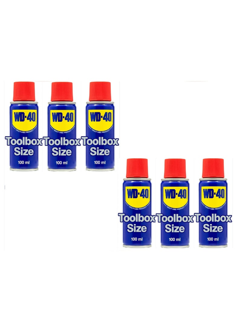 WD-40 WD-40 Multi-Purpose Rust Remover - 100ml 6pcs 