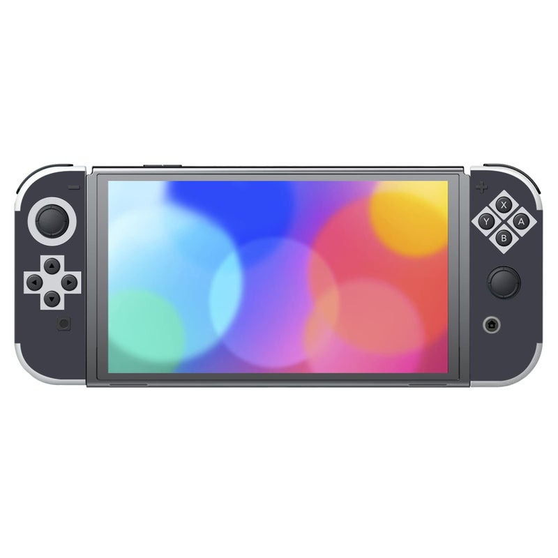 PlayVital Full Set Protective Stickers for Nintendo Switch OLED Model, Customized Vinyl Decal Skins for Switch OLED Console & Joycon & Dock & Grip - Classics NES Style - Image 4