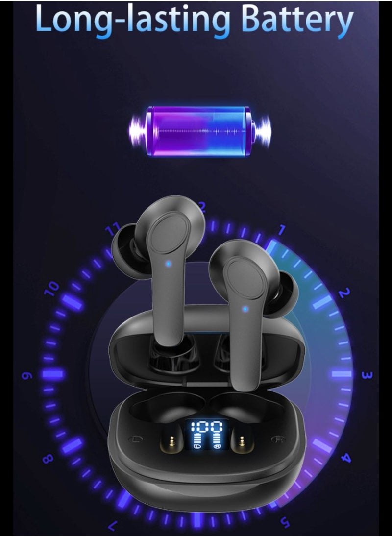 HILUKE Translation Earbuds, 144 Languages & Accents Two-Way Luniva Translator Pods Real Time,Enhance Your Global Communication Experience (Black)  - Image 2