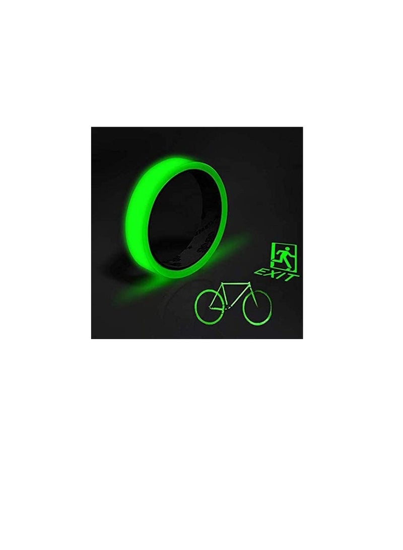 COMO Luminous tape | glow in the dark | self-adhesive | removable | waterproof | 1" x 9.14M | Night Security Alert | Party Tape - Image 2