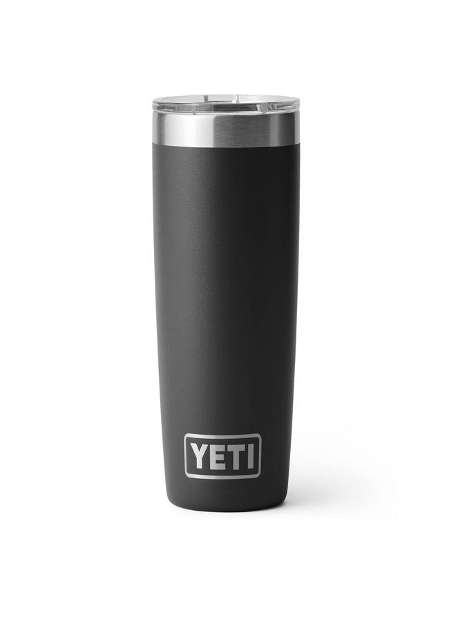 يتي كوب YETI Rambler سعة 10 أونصة، مصنوع من الفولاذ المقاوم للصدأ، معزول بتفريغ الهواء وغطاء MagSlider، أسود - Image 3