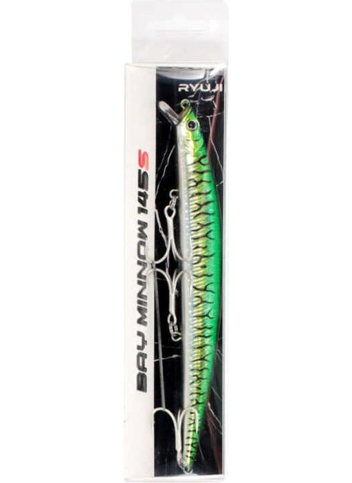 Ryuji - Bay Minnow Sinking 14.5cm, 24.5gr Black Back-Standard - Image 1