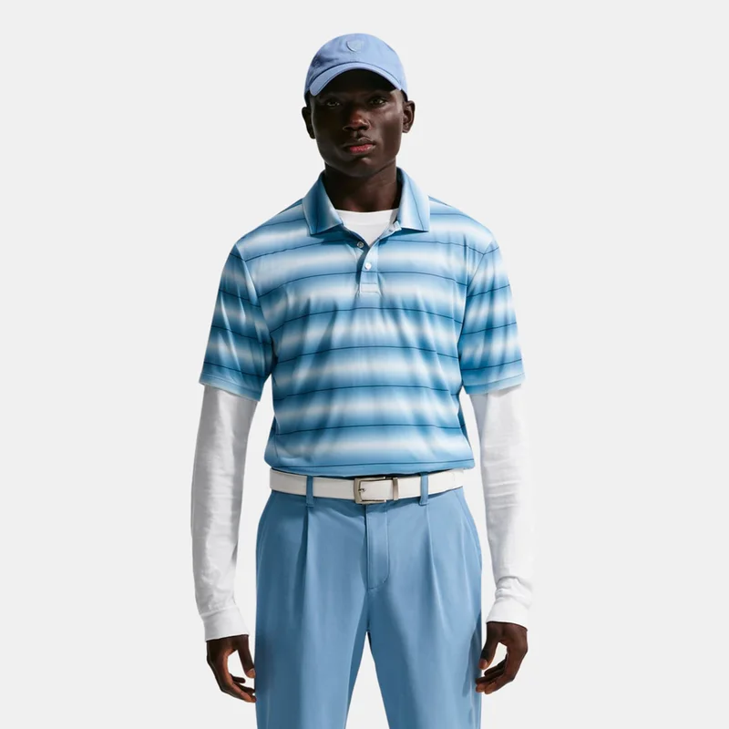 Men's Par Dri-FIT Stripe Golf Polo Shirt