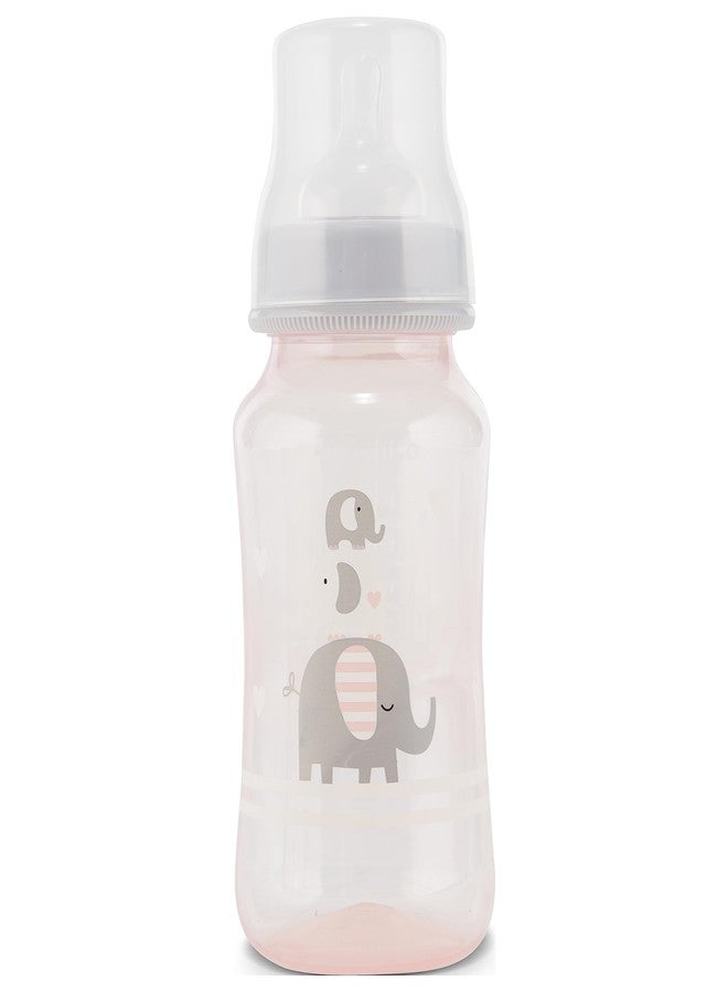 Cudlie Premium 2-Pack Baby Bottles - 11 Ounce, Hourglass Shape, Fun Boys and Girls Prints, Clear Cover - BPA-Free - Image 4